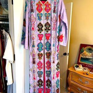 Indian or Arabic Dress and Coat Overlay